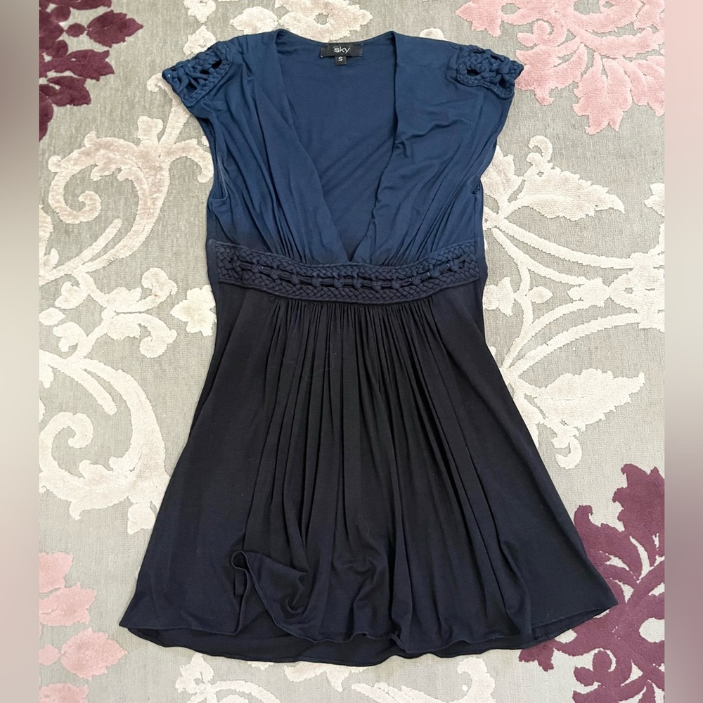 Sky brand small top shirt blue ombre